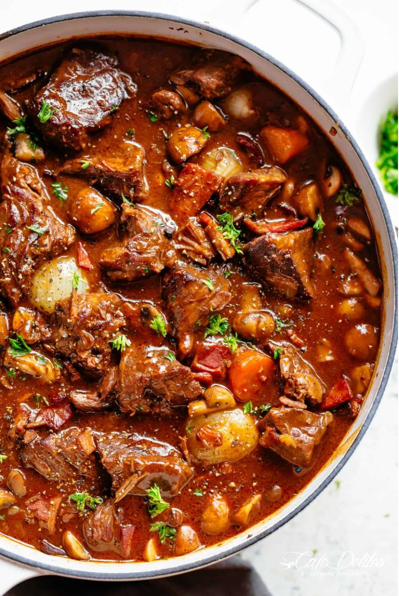 Beef
Bourguignon