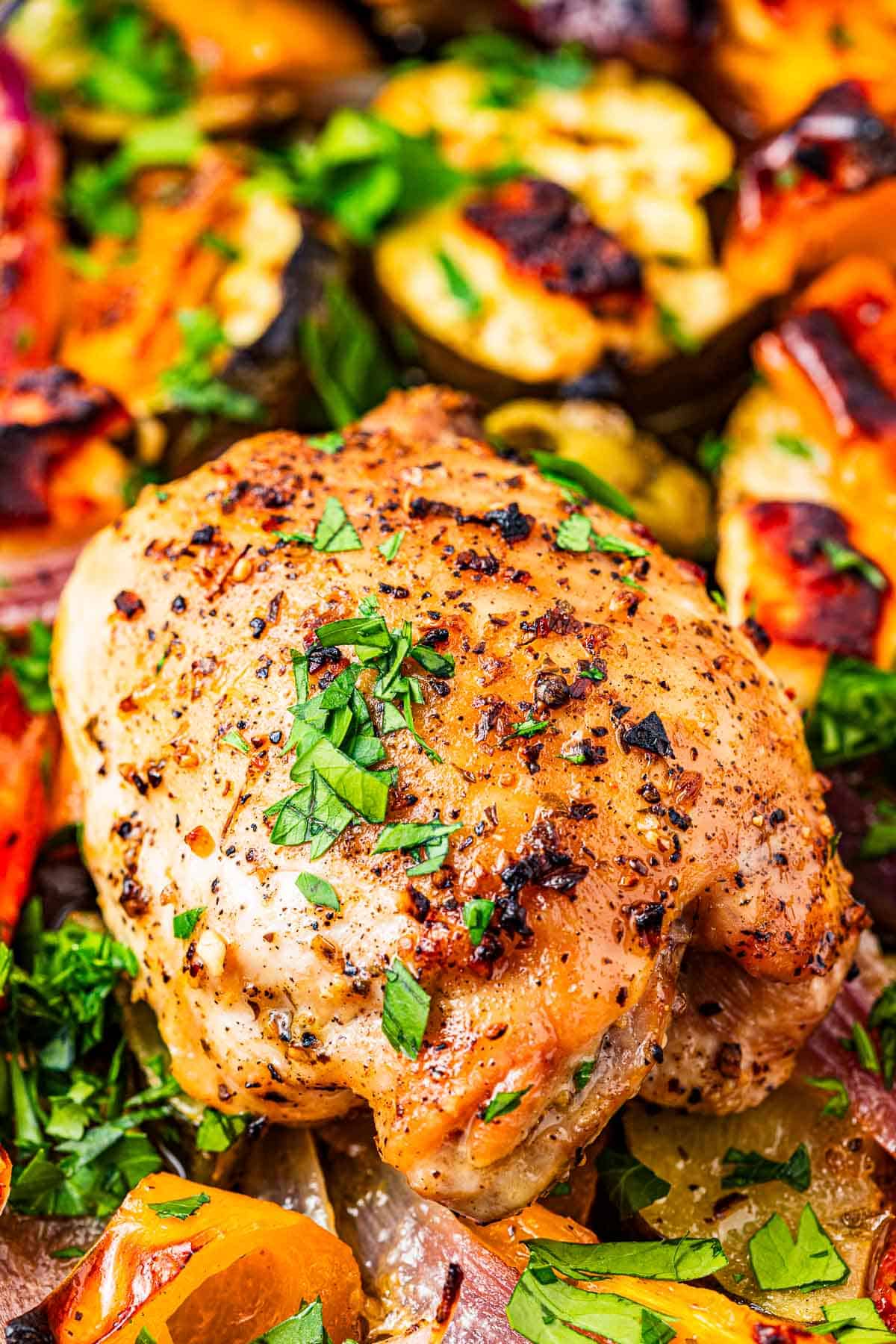 Greek
Sheet-Pan Chicken