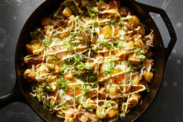 Kimchi
and Potato Hash
