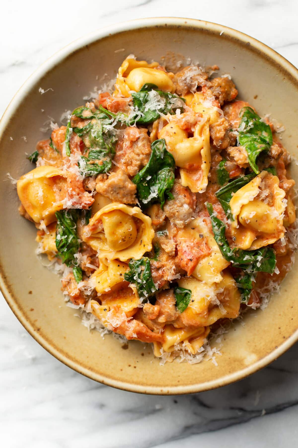 Tortellini
with Sausage